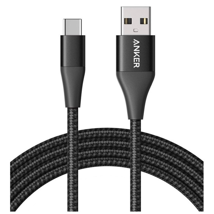 Anker Powerline+ II USB-C to USB-A 1.8м Black (A8463H11) - зображення 1