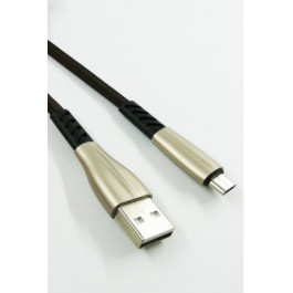 DENGOS USB-microUSB 1m Black (PLS-M-PLSK-BLACK)