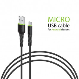   Intaleo CBFLEXM1 USB-microUSB 1.2m Black (1283126487453)