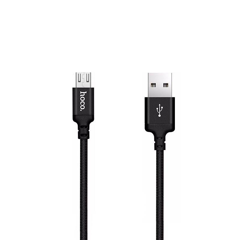 Hoco X14 Times Speed MicroUSB 1m Black (6957531062844) - зображення 1