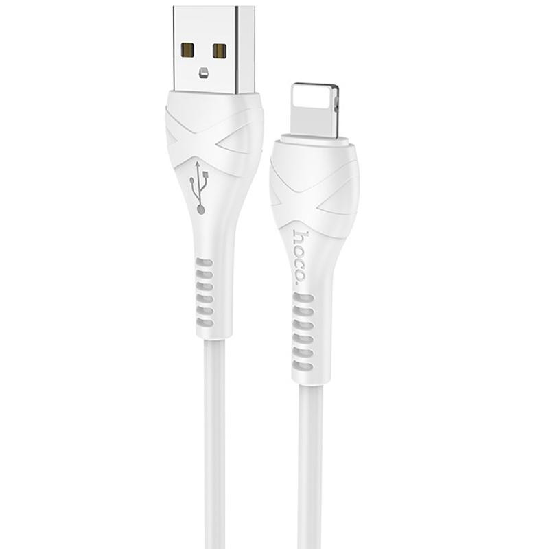 Hoco X37 Cool Power Lightning 1m White - зображення 1