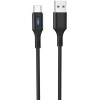 Hoco U79 Admirable Smart Power Type-C 1.2m Black - зображення 1