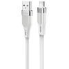 Hoco U72 Forest Silicone MicroUSB 1.2m White - зображення 1