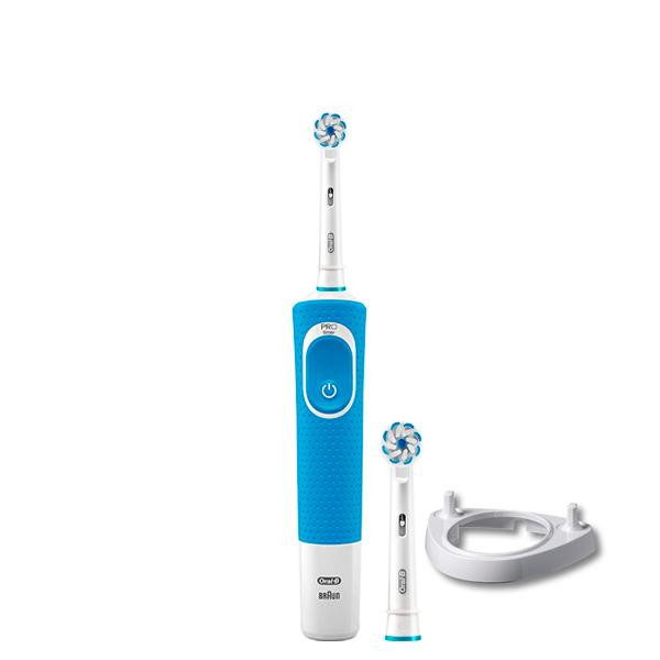 Oral-B D100 Junior 6+ Blue Stand 2 насадки - зображення 1