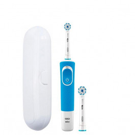   Oral-B D100 Junior 6+ Blue 2 насадки Case