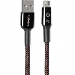 Gelius USB Cable Pro Smart GP-U08m MicroUSB 2A Black (78687)
