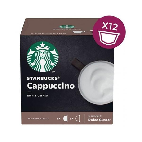 Starbucks Dolce Gusto Cappuccino в капсулах 12 шт - зображення 1