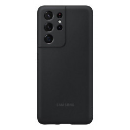 Samsung G998 Galaxy S21 Ultra Silicone Cover Black (EF-PG998TBEG)