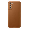 Samsung G995 Galaxy S21 Plus Leather Cover Brown (EF-VG996LAEG) - зображення 1