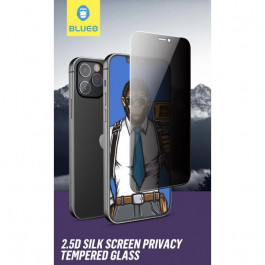   Blueo 2.5D Silk Narrow Border Tempered Glass Privacy iPhone 12/12 Pro (NPB14-6.1)