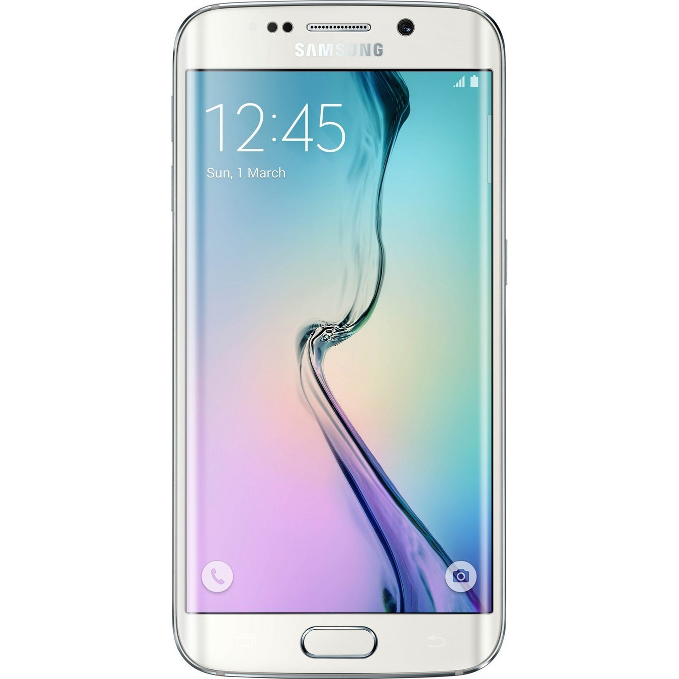 Samsung G925F Galaxy S6 Edge 32GB (White Pearl) - зображення 1