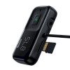 Baseus T-typed S-16 Wireless MP3 Car Charger Black (CCTM-E01) - зображення 2