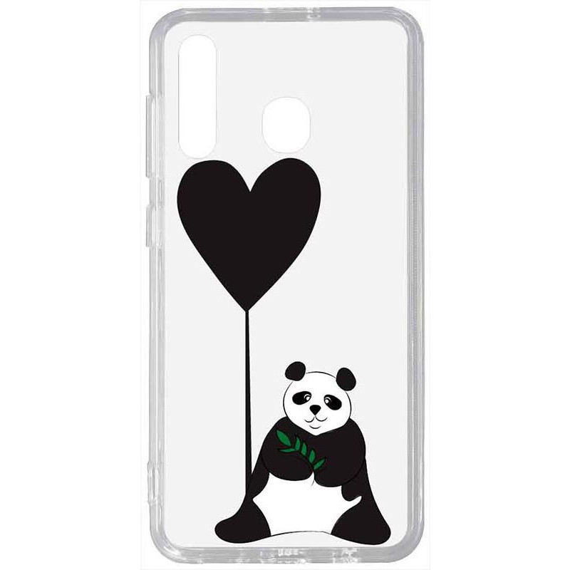 TOTO Acrylic+TPU Print Case Samsung Galaxy A20/A30 #53 Panda B Transparent - зображення 1