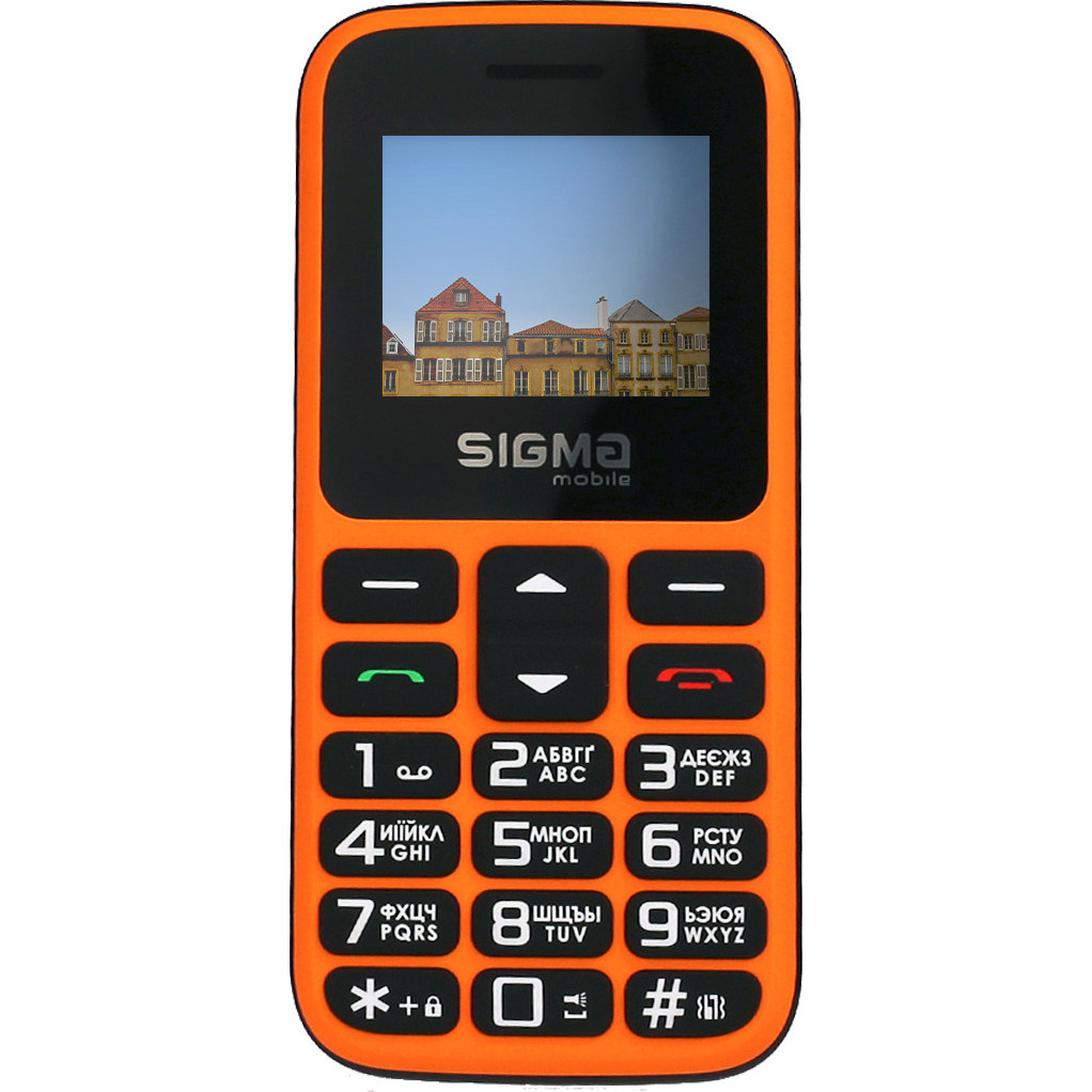 Sigma mobile Comfort 50 HIT Black-Orange - зображення 1