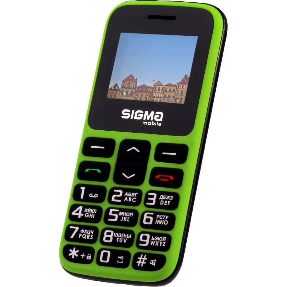 Sigma mobile Comfort 50 HIT Black-Green купить в интернет-магазине: цены на  мобильный телефон (бабушкофон) Comfort 50 HIT Black-Green - отзывы и  обзоры, фото и характеристики. Сравнить предложения в Украине: Киев,  Харьков, Одесса,