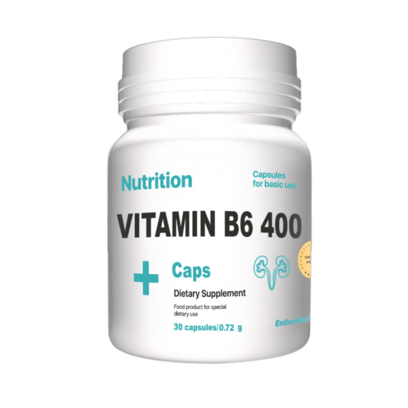 EntherMeal Vitamin В6 400 30 caps - зображення 1