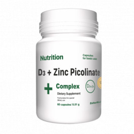 EntherMeal D3 + Zinc Picolinate Complex 60 caps