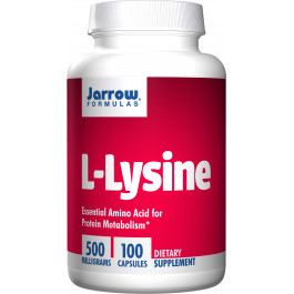   Jarrow Formulas L-Lysine 500 mg 100 caps