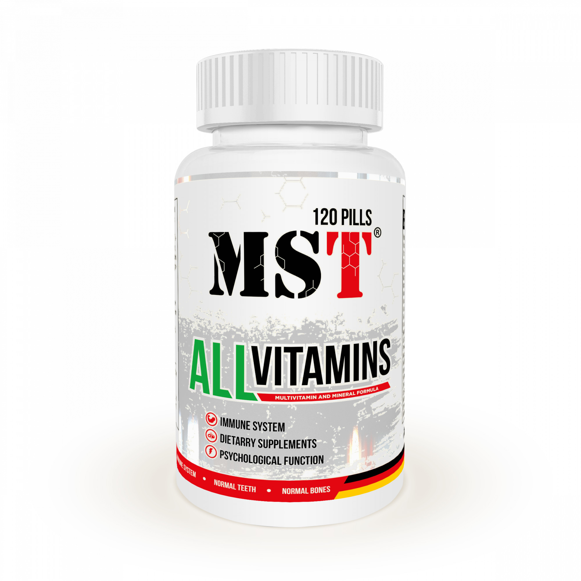 MST Nutrition All Vitamins 120 tabs - зображення 1