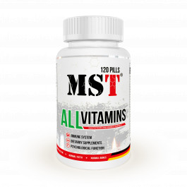 MST Nutrition All Vitamins 120 tabs
