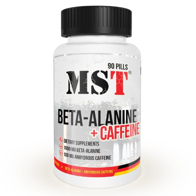 MST Nutrition Beta-Alanine + Coffeine 90 tabs /45 servings/ - зображення 1