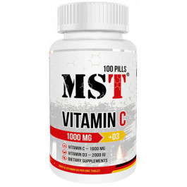 MST Nutrition Vitamin C 1000 mg + D3 2000 IU 100 tabs