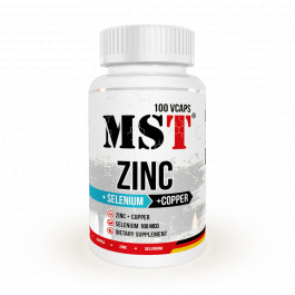 MST Nutrition Zinc + Selen + Copper 100 caps