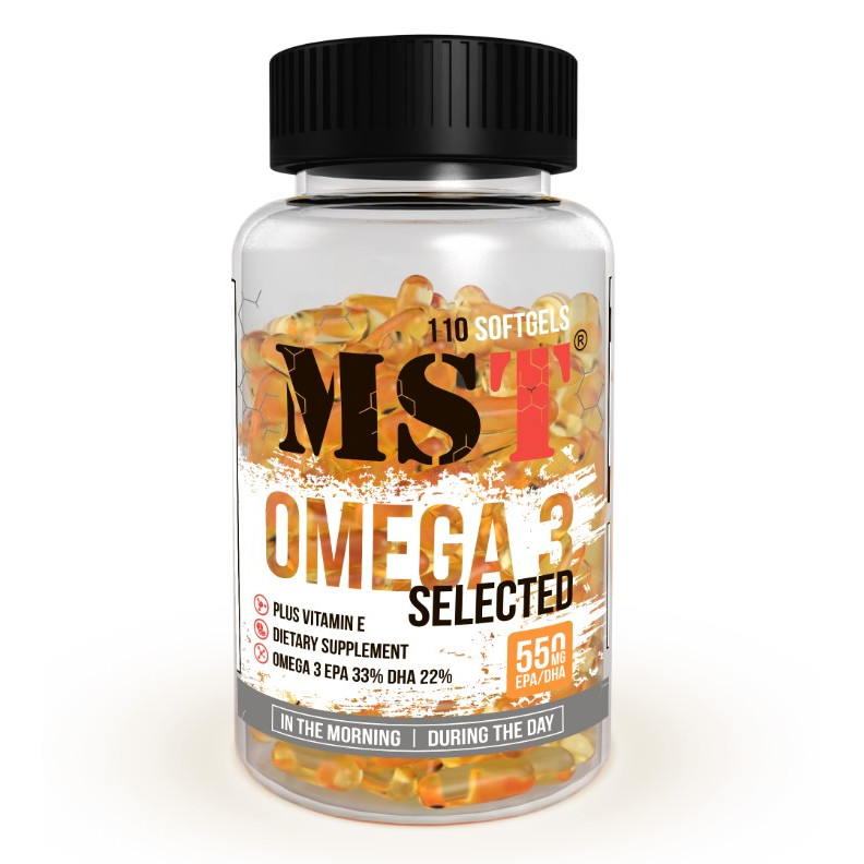 MST Nutrition Omega 3 Selected 110 softgels - зображення 1