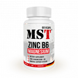 MST Nutrition Zinc Magnesium B6 60 caps