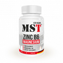 MST Nutrition Zinc Magnesium B6 120 caps