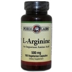 Form Labs L-Arginine 500 mg 100 caps