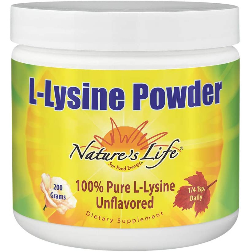 Nature's Life L-Lysine Powder 200 g /460 servings/ Unflavored - зображення 1