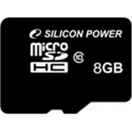   Silicon Power 8 GB microSDHC Class 10 SP008GBSTH010V10