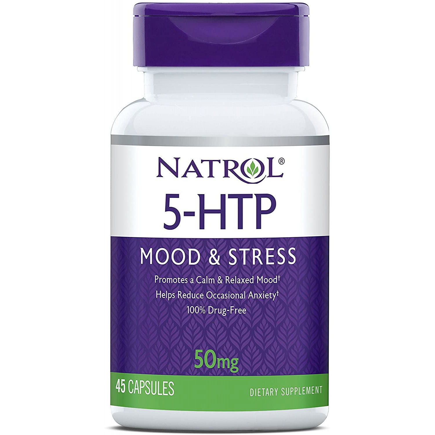 Natrol 5-HTP 50 mg 45 caps - зображення 1