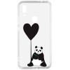 TOTO Acrylic+TPU Print Case Xiaomi Redmi 7 #53 Panda B Transparent - зображення 1