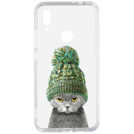 TOTO Acrylic+TPU Print Case Xiaomi Redmi 7 #7 Cat In Hat Transparent