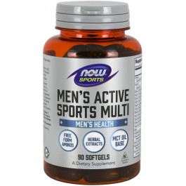 Now Men's Active Sports Multi 90 sortgels