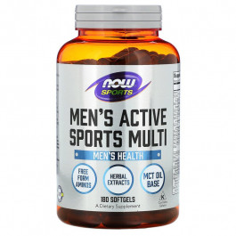 Now Men's Active Sports Multi 180 sortgels