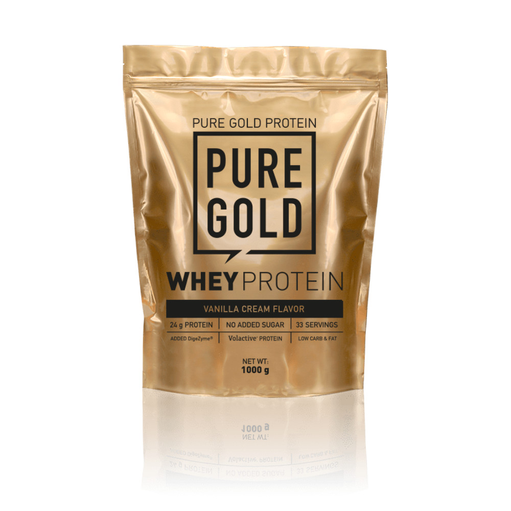 Pure Gold Protein Whey Protein 1000 g /33 servings/ Vanilla Cream - зображення 1