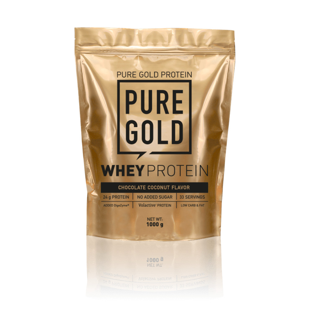 Pure Gold Protein Whey Protein 1000 g /33 servings/ Chocolate Coconut - зображення 1