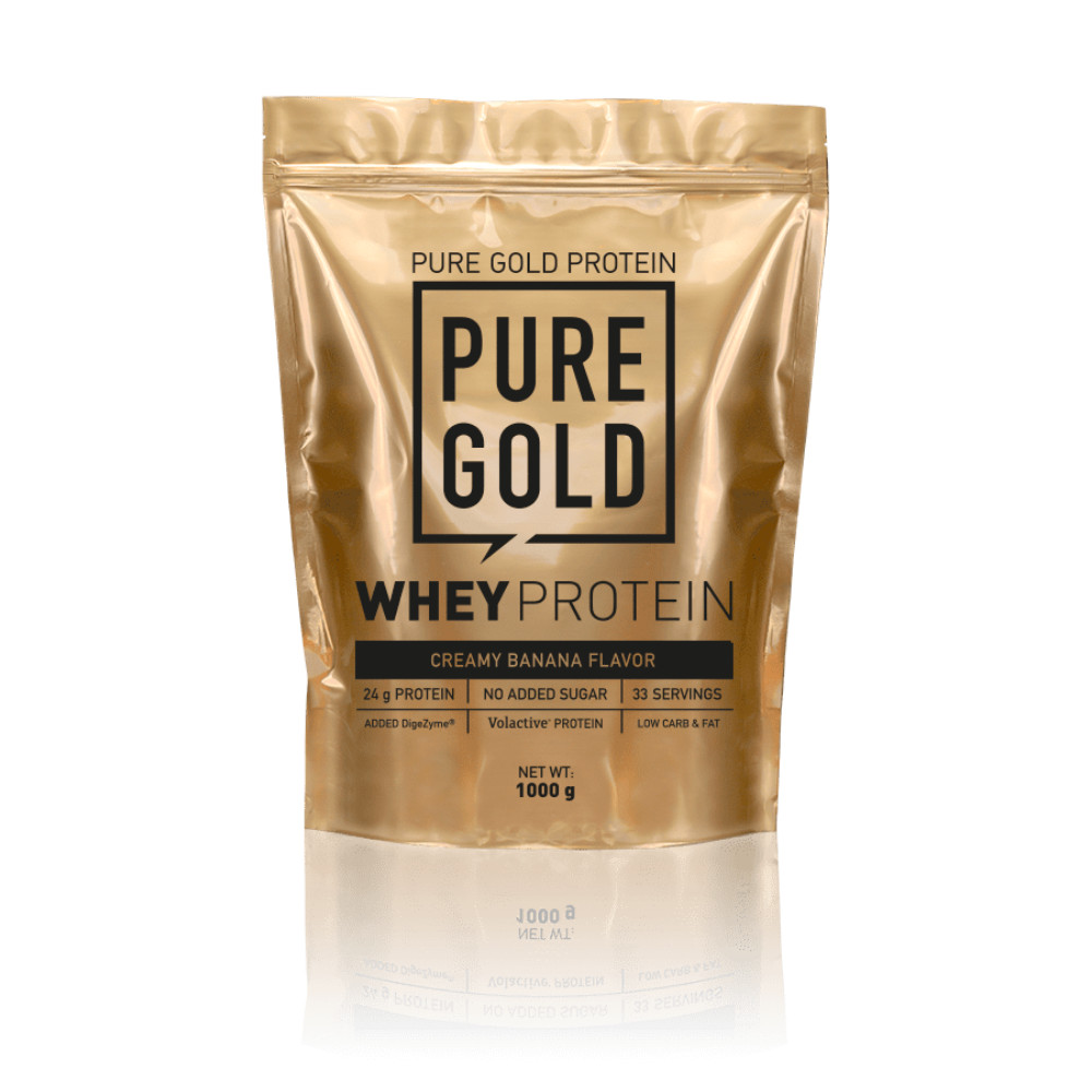 Pure Gold Protein Whey Protein 1000 g /33 servings/ Creamy Banana - зображення 1