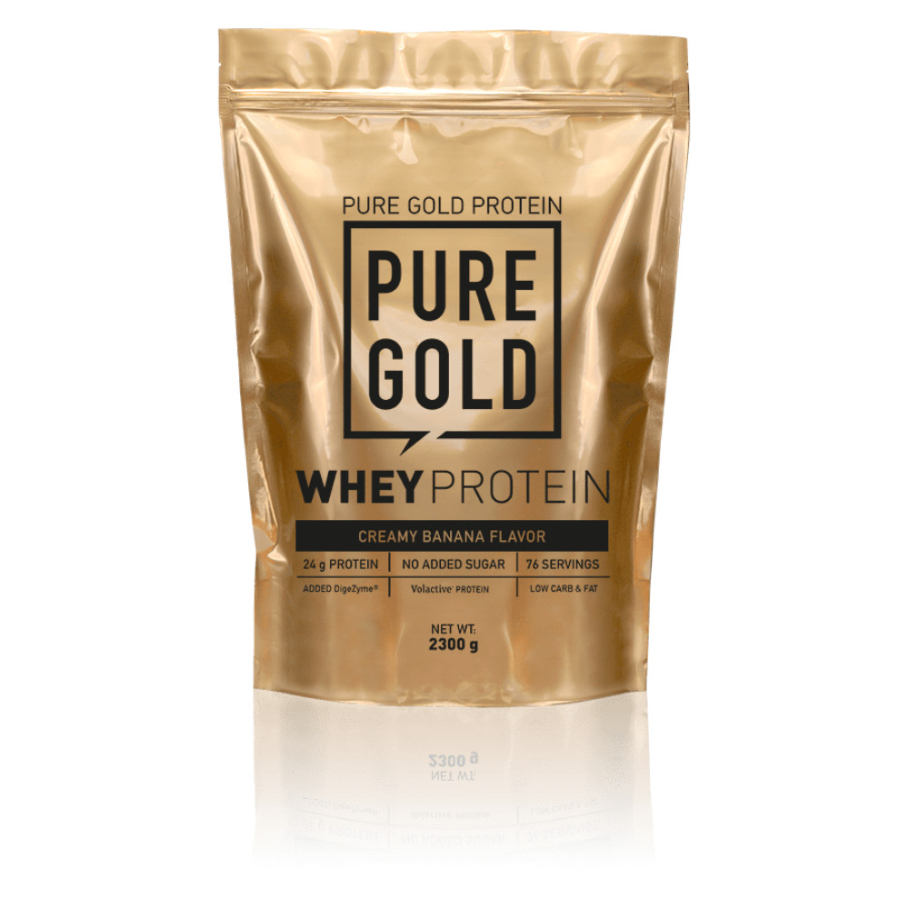 Pure Gold Protein Whey Protein 2300 g /76 servings/ Creamy Banana - зображення 1