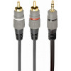 Cablexpert 3.5мм - 2RCA 1.5м Black (CCA-352-1.5M) - зображення 1