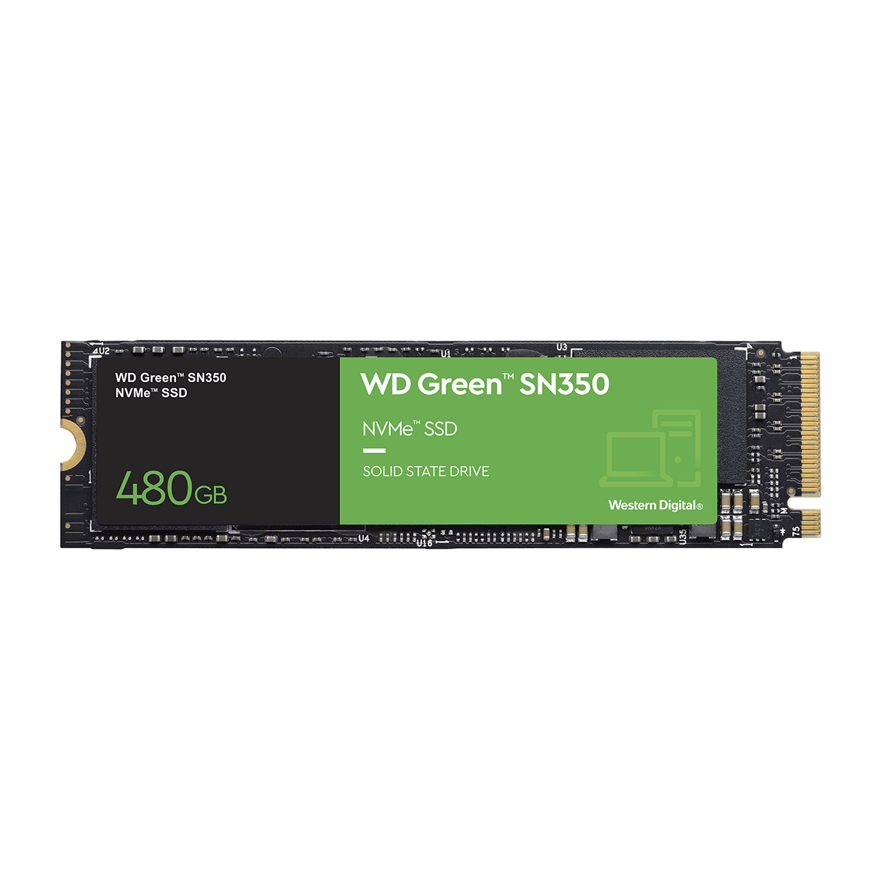WD Green SN350 480 GB (WDS480G2G0C) - зображення 1