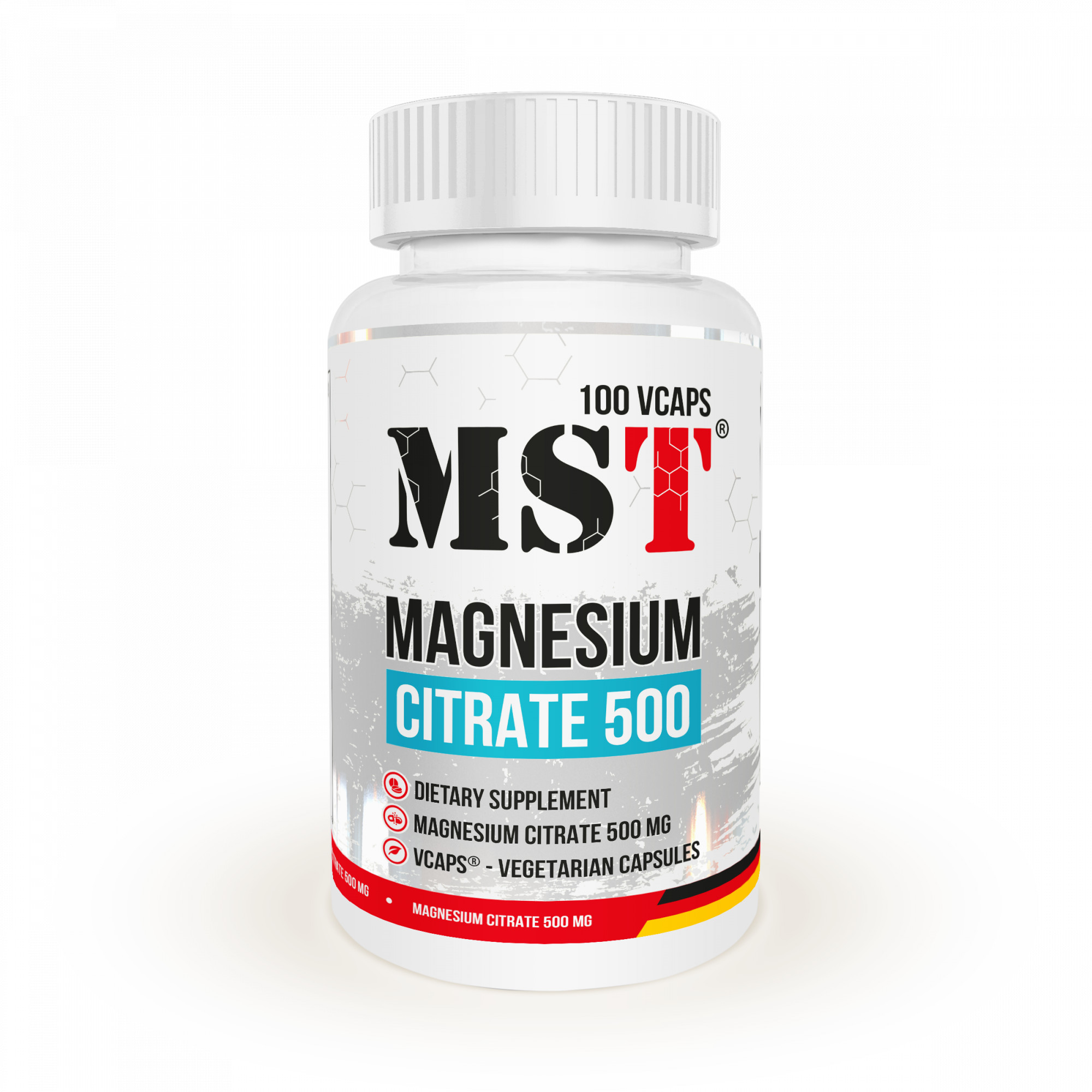 MST Nutrition Magnesium Citrate 500 100 tabs - зображення 1
