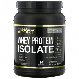   California Gold Nutrition Whey Protein Isolate 454 g /14 servings/ Unflavored