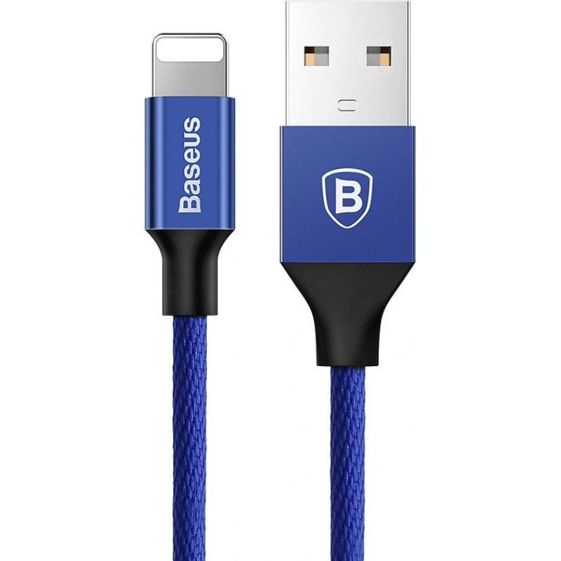 Baseus Yiven USB AM/Lightning 1.2m Navy Blue (CALYW-13) - зображення 1