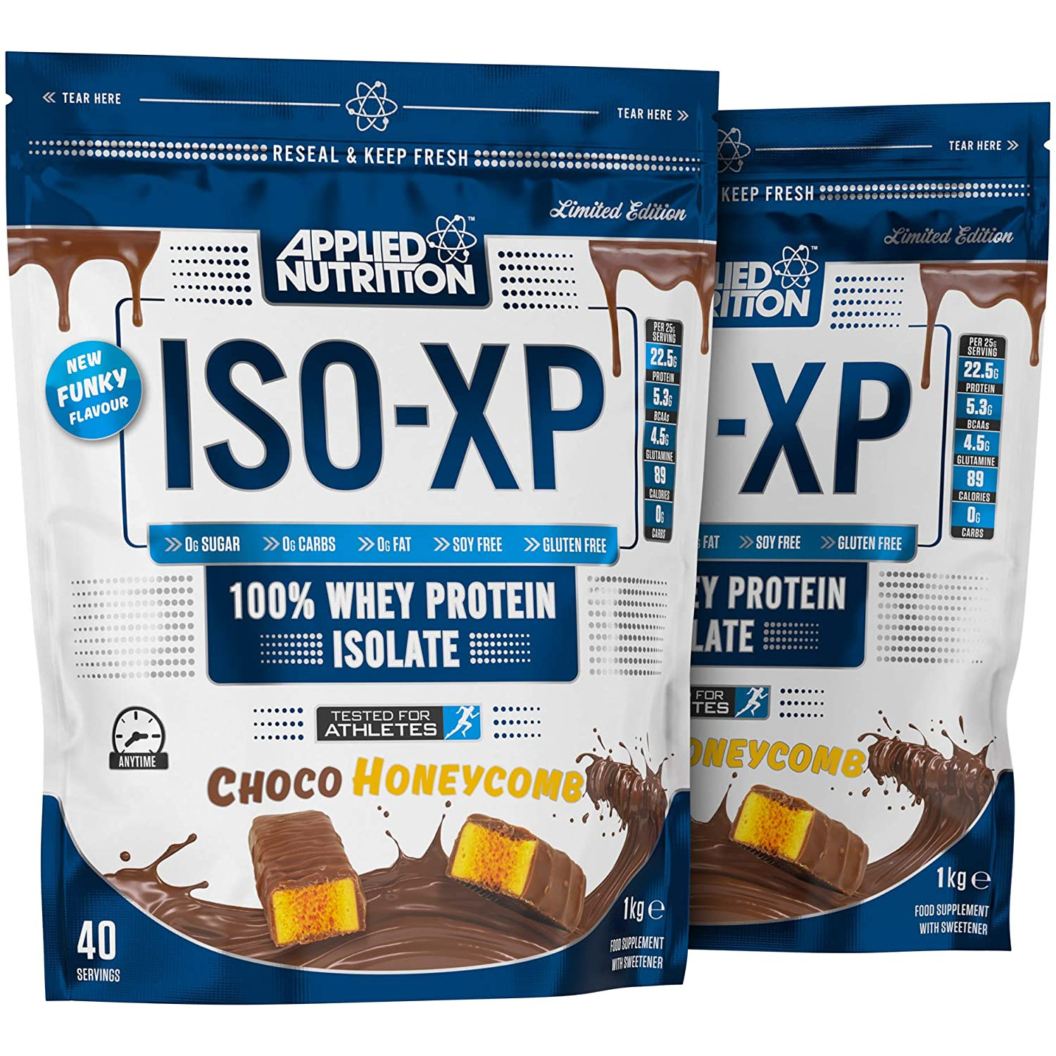 Applied Nutrition ISO-XP /100% Whey Protein Isolate/ 1000 g /40 servings/ Choco Honeycomb - зображення 1