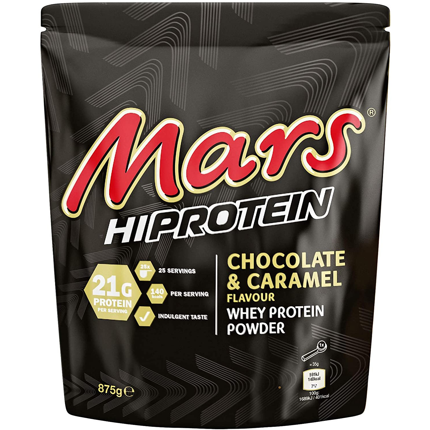 Mars Protein Mars Hi Protein Whey Powder 875 g /25 servings/ Chocolate Caramel - зображення 1