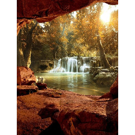 Consalnet 3D Осенний лес с водопадом (10261P4A)